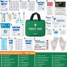 Erste Hilfe Set 180 Teile – Outdoor, Reise & Zuhause