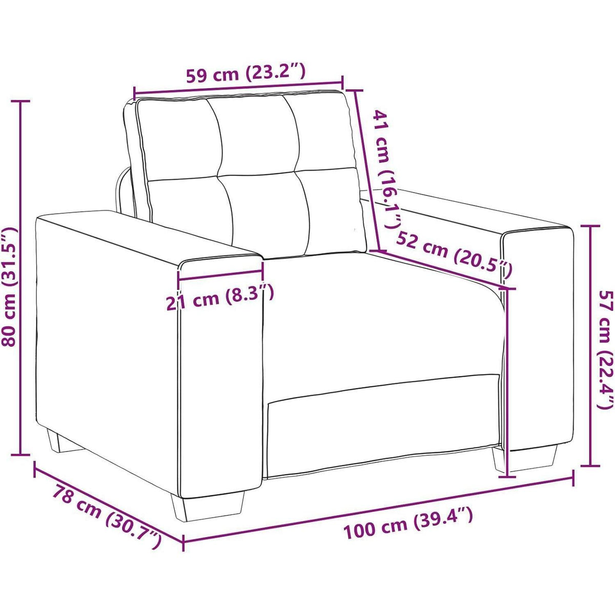 3-TLG. Samt Sofagarnitur Blau – Modernes Wohnzimmer Set