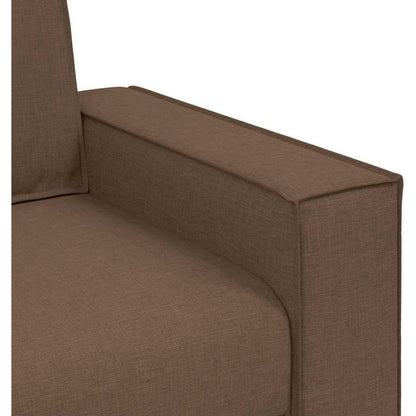 Braunes Sofa mit Sitzkissen – 60 cm, Modernes Wohnzimmer Sofa