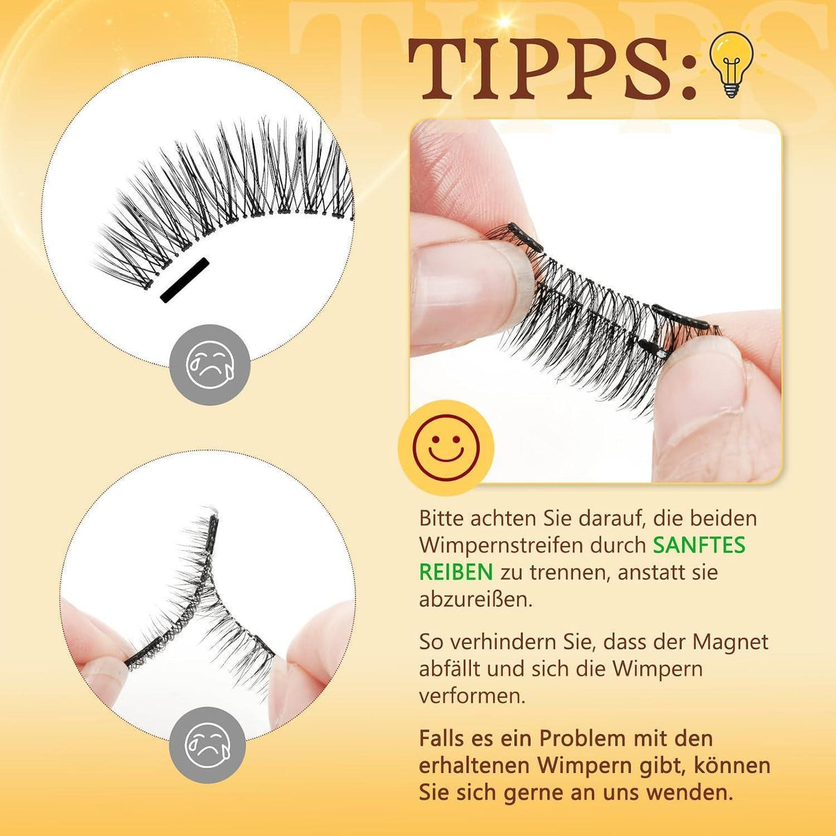 Magnetische Wimpern Set ohne Kleber – Natürlicher Look