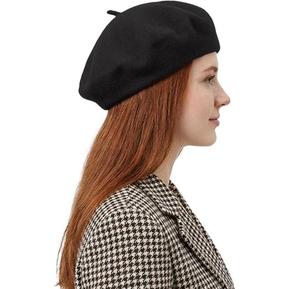 Baskenmütze Damen Schwarz – Klassisch & Stilvoll für Herbst/Winter