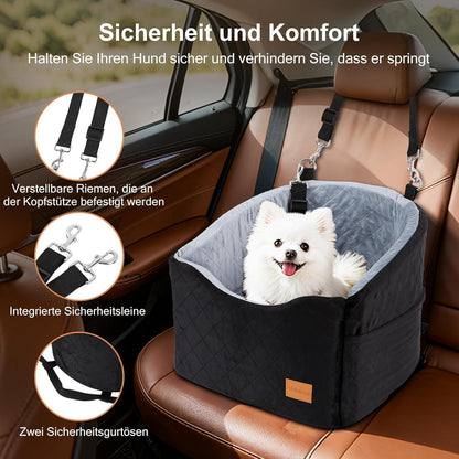 Hunde-Autositz für kleine Hunde – Bequem & Sicher unterwegs