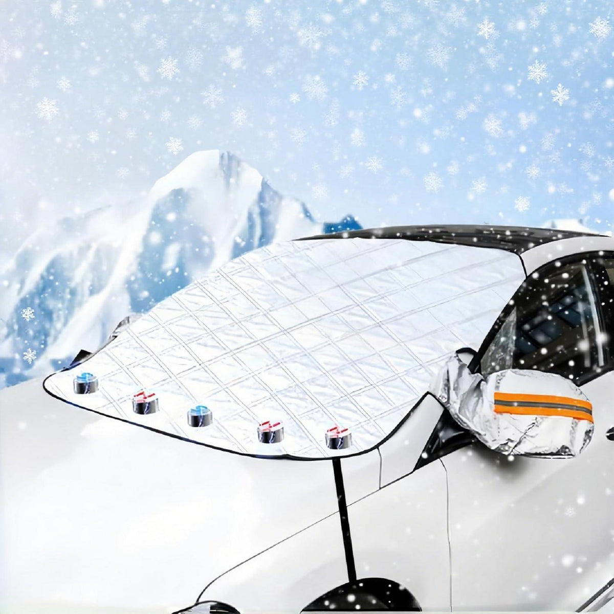 Auto Frontscheibenabdeckung Winter Frostschutz Schnee Schutz Folie