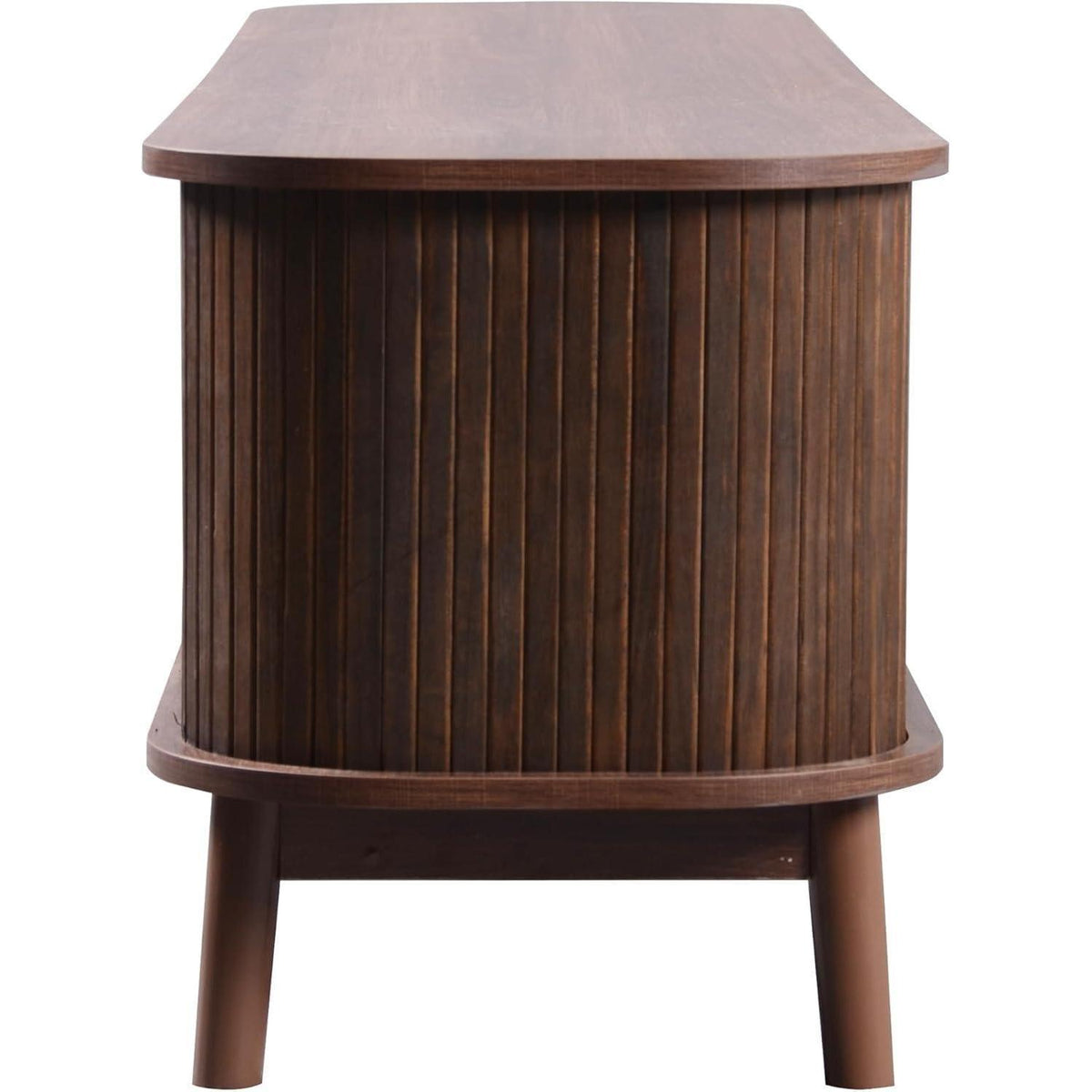 Landhaus TV-Bank Holz mit Rattan Schubladen 170cm