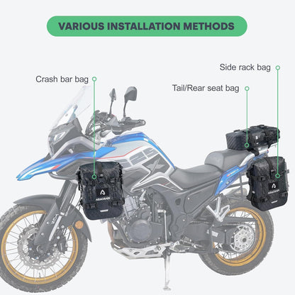 Motorrad Sturzbügel Tasche 8L Wasserdicht Universal
