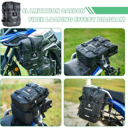 Motorrad Sturzbügel Tasche 8L Wasserdicht Universal