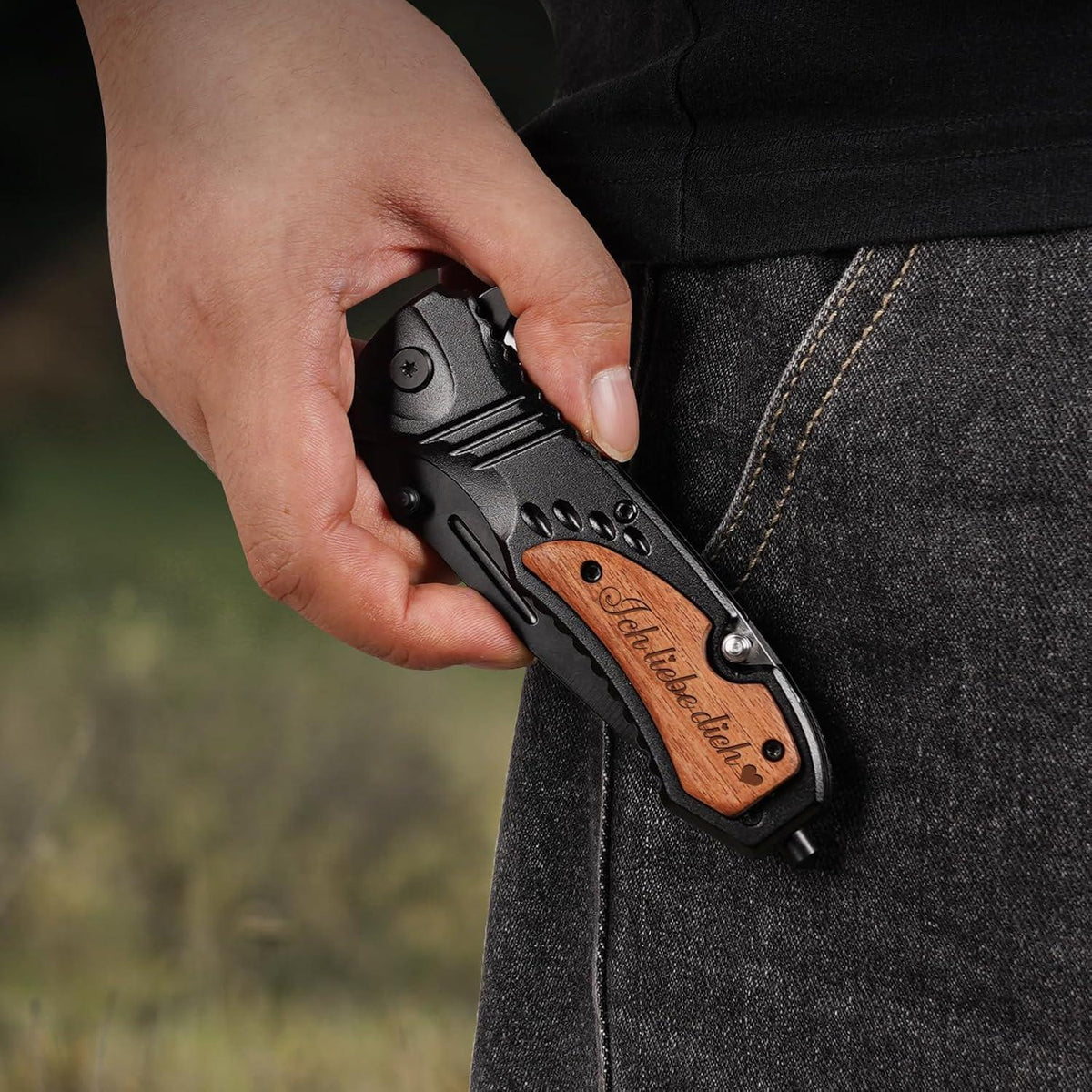 Multitool mit Gravur "Ich liebe dich" für Papa