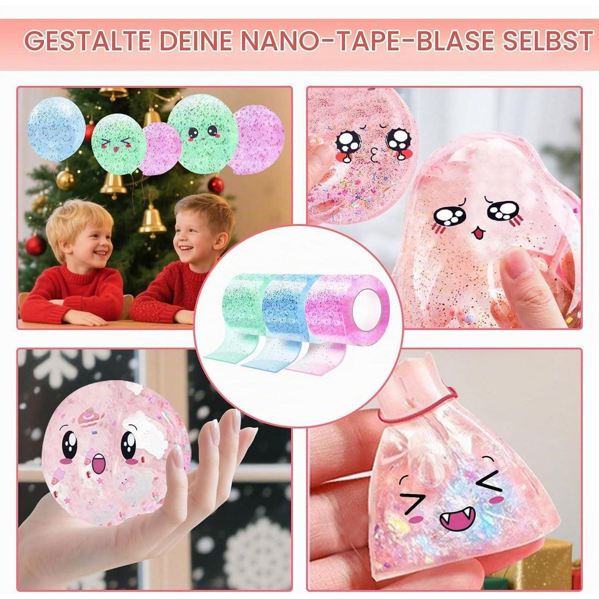 Nano Tape Bubble Set – 57 Teile zum Selbermachen