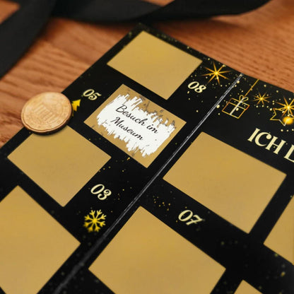 Adventskalender Paare zum Rubbeln – DIY Liebesbotschaften