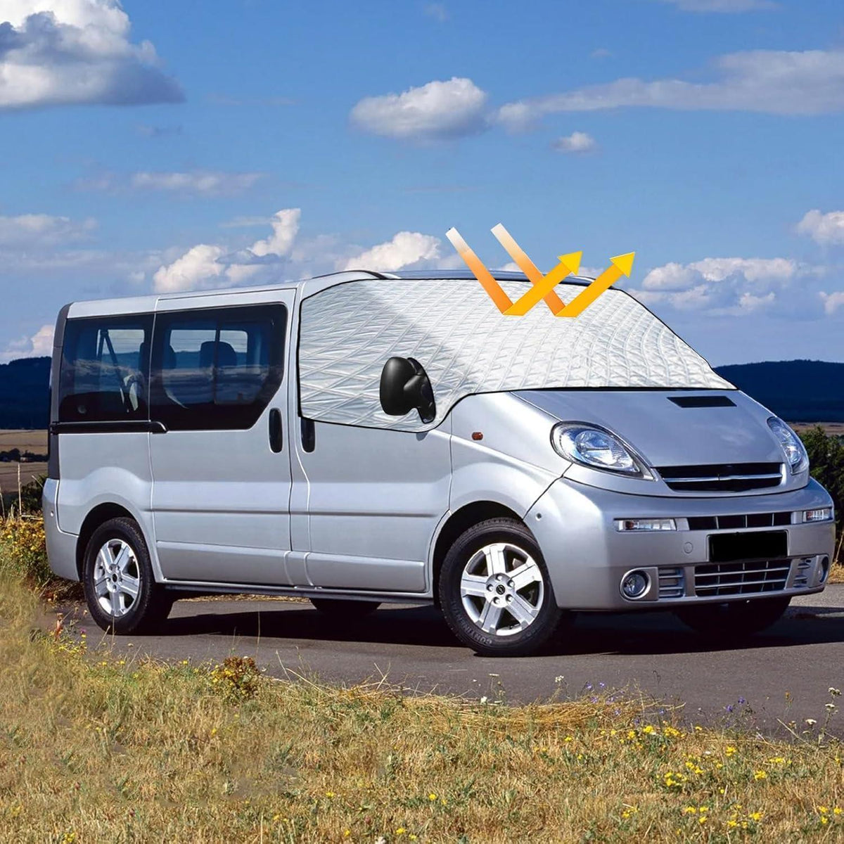 Windschutzscheibenabdeckung Opel Vivaro 2001-2014 Frost Schnee Schutz