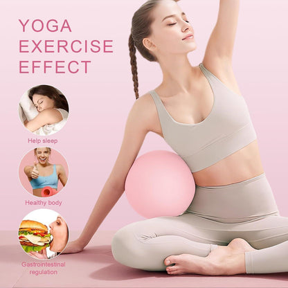 Gymnastikball 25cm, Pilates & Yoga Ball, Anti-Burst, Rosa/Himmelblau