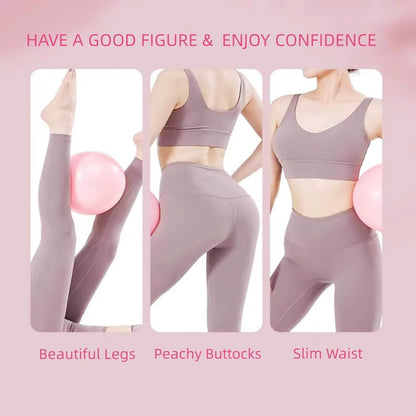 Gymnastikball 25cm, Pilates & Yoga Ball, Anti-Burst, Rosa/Himmelblau