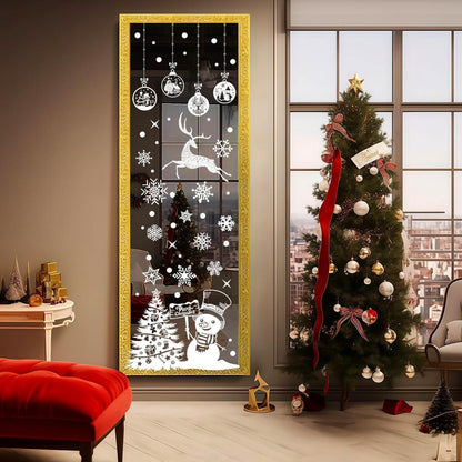 18x Fensterbilder Weihnachten – Wiederverwendbare Deko Aufkleber