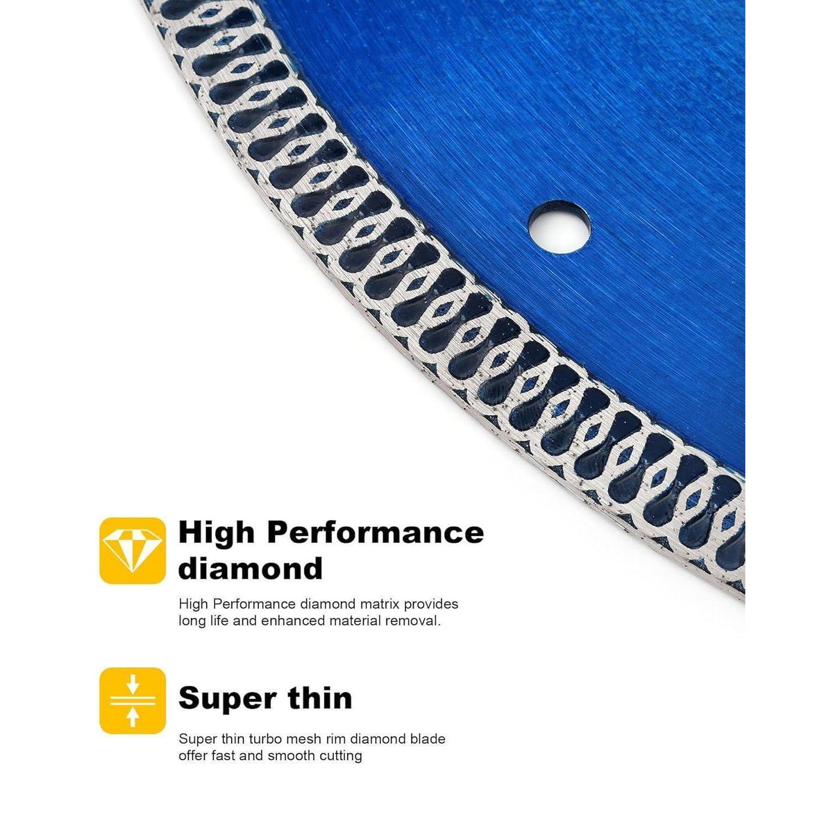 Diamant Trennscheibe 350mm extra dünn für Fliesen & Stein