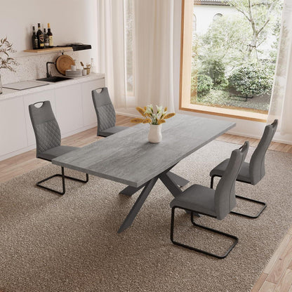 Ausziehbarer Esstisch mit 4 Stühlen – Modernes Esszimmer Set