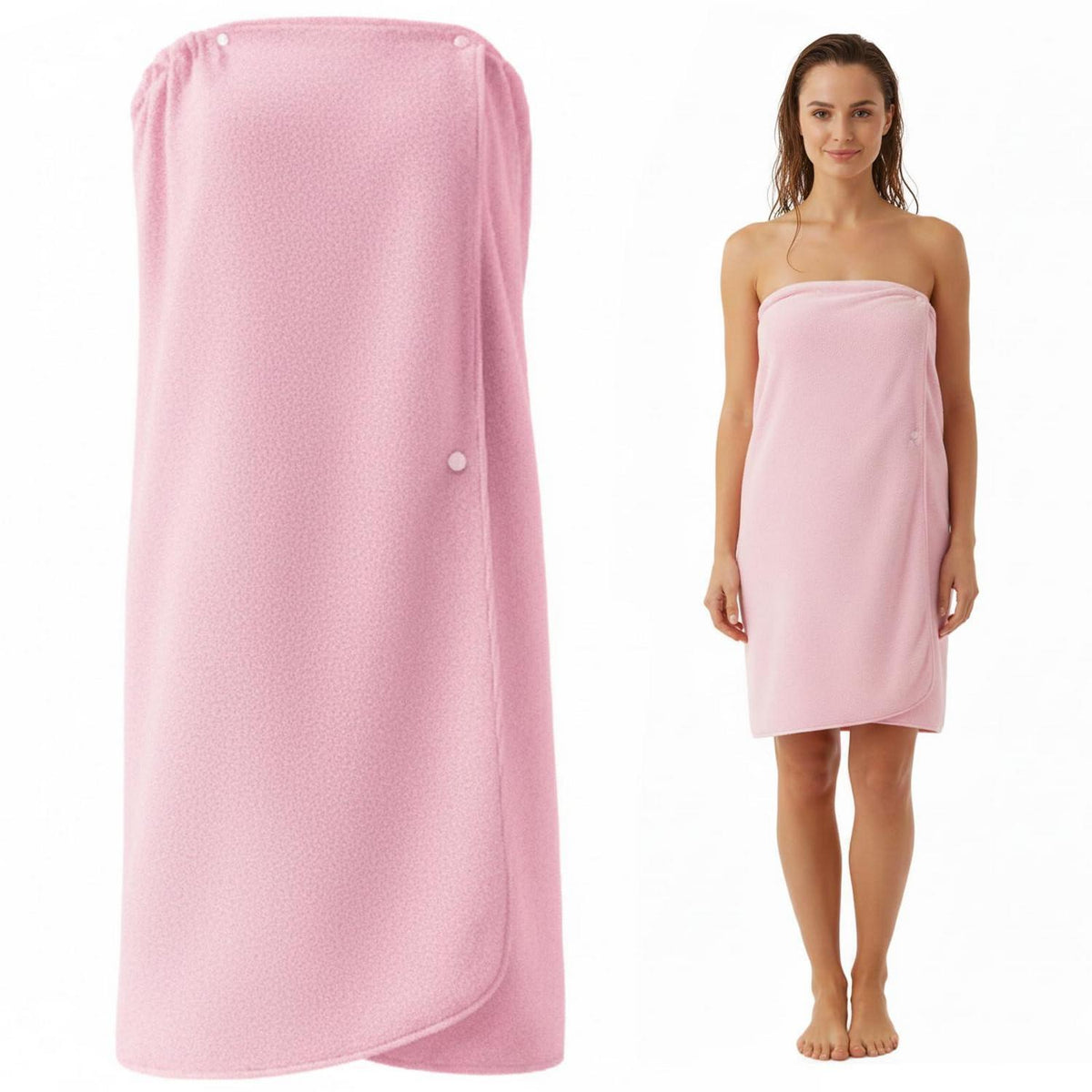 Saunahandtuch Damen Pink – Multifunktions Badetuch für Sauna & Reisen