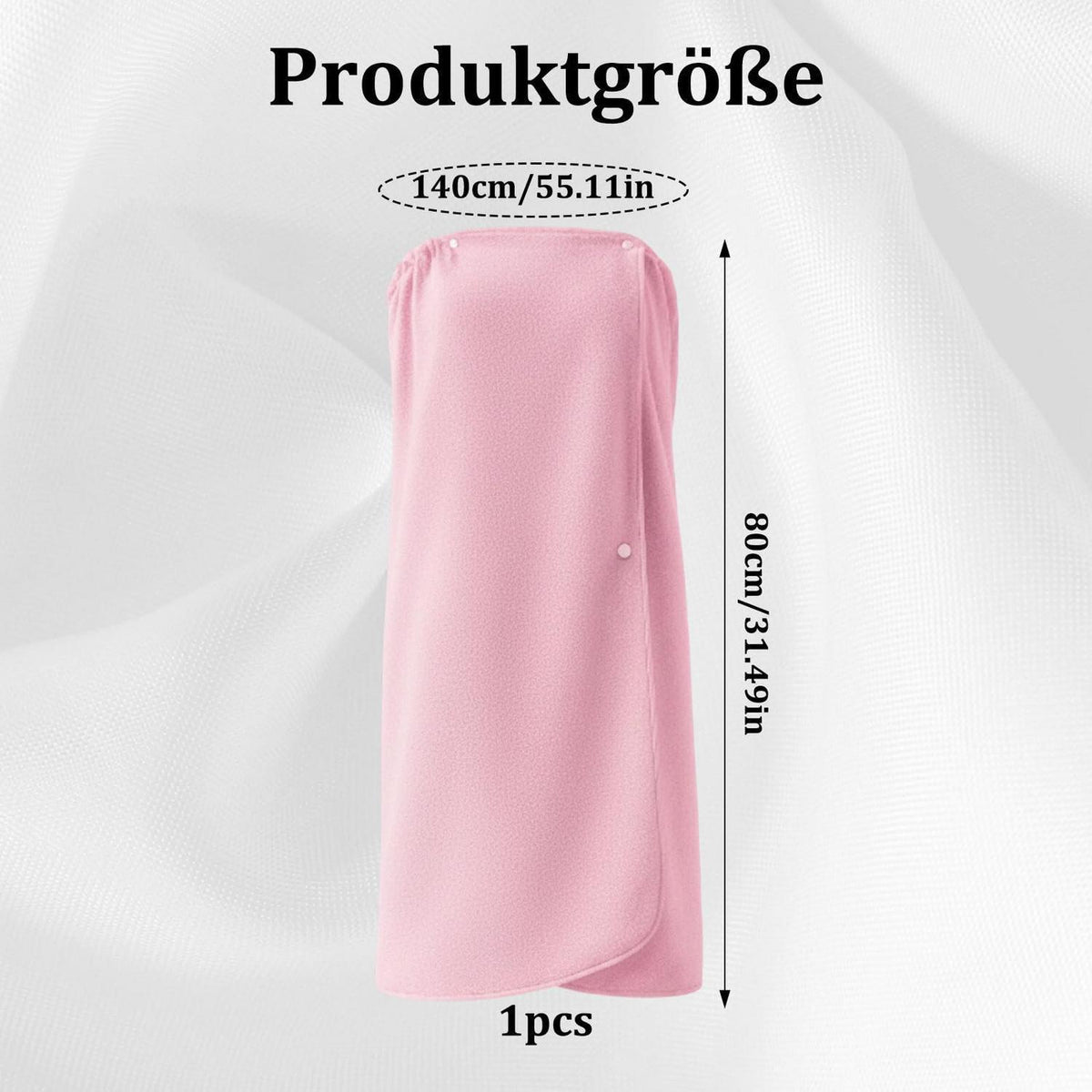 Saunahandtuch Damen Pink – Multifunktions Badetuch für Sauna & Reisen