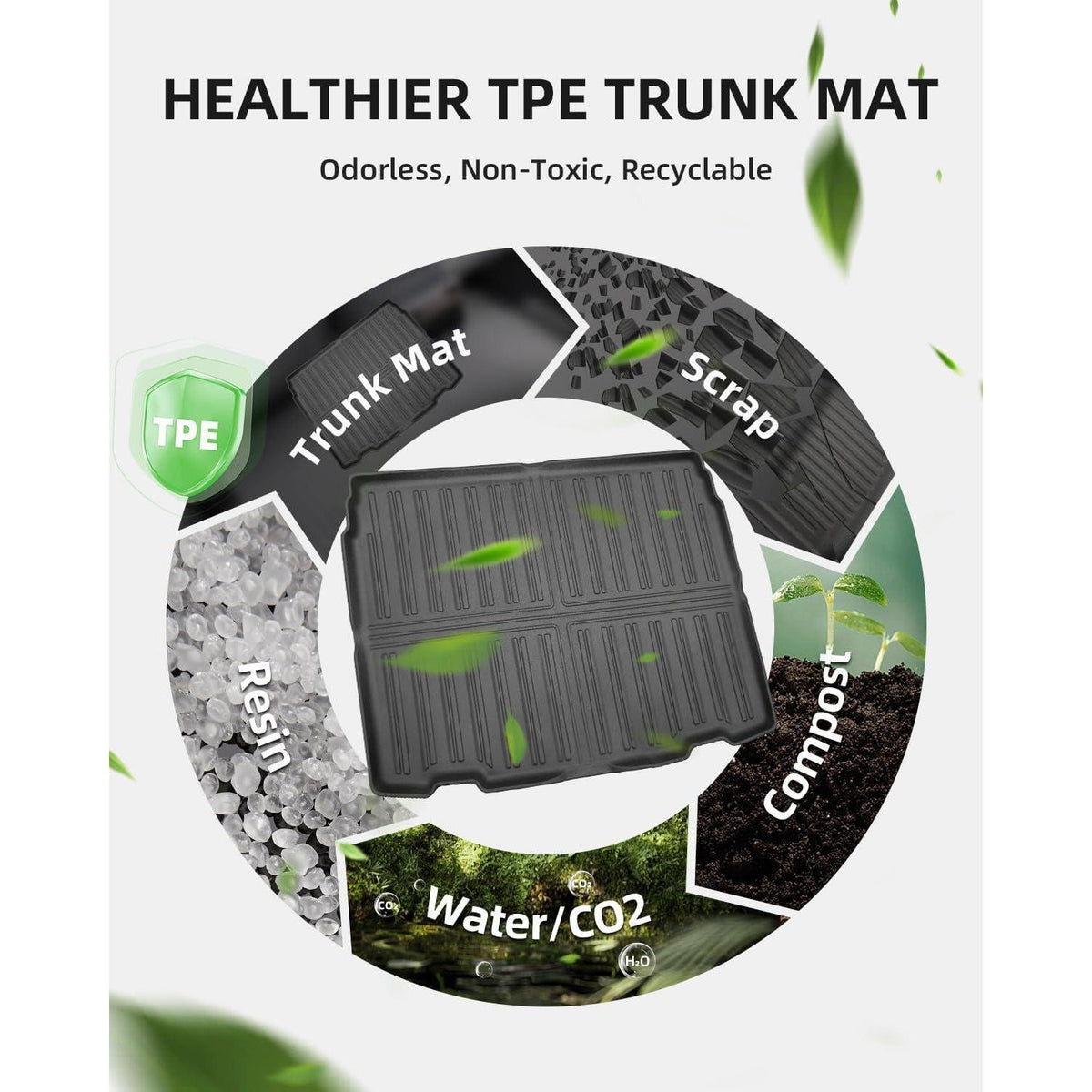 Kofferraummatte Toyota Yaris Cross Hybrid 2021-2026, TPE Schutzwanne