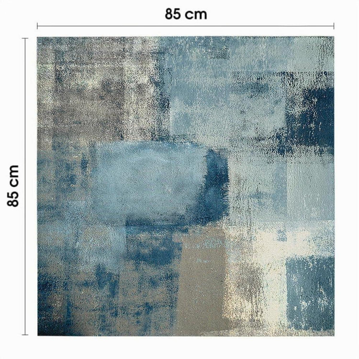 Marineblaue Tischdecke 100x100 cm – Abwaschbar & Modern