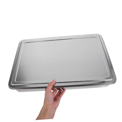 Edelstahl Backform Rechteckig mit Deckel – Für gleichmäßiges Backen