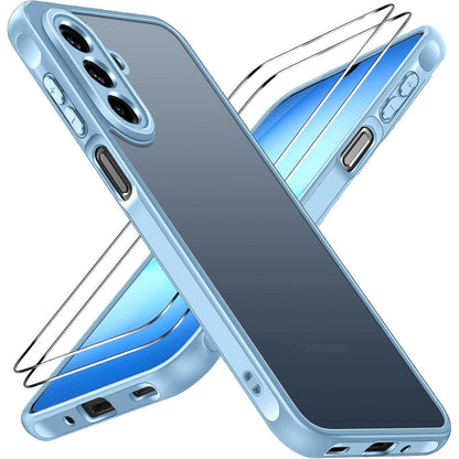 Schutzhülle für Samsung Galaxy A17 4G/5G mit Panzerglas, Hellblau