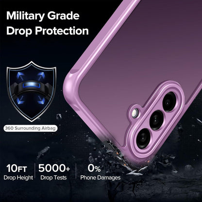 Schutzhülle mit Panzerglas für Samsung Galaxy A17 4G/5G Rosa