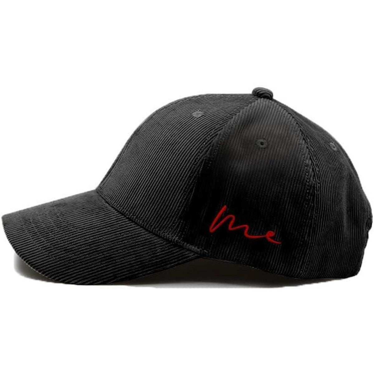 Cord Baseball Cap Herren Damen XL Verstellbar Wintermütze Schwarz