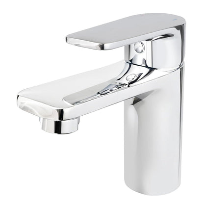 Einhebel-Waschtischarmatur Chrom, 86mm Höhe, Wassersparend