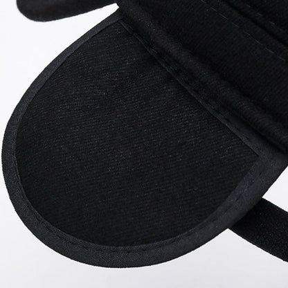 Herren Winter Cap mit Ohrenklappen – Grau, Verstellbar M-L