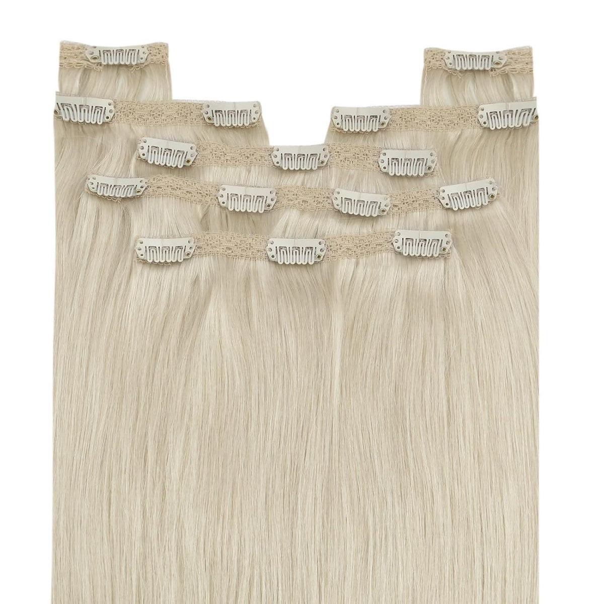 Blond Echthaar Clip-in Extensions 50cm – Remy Haarverlängerung