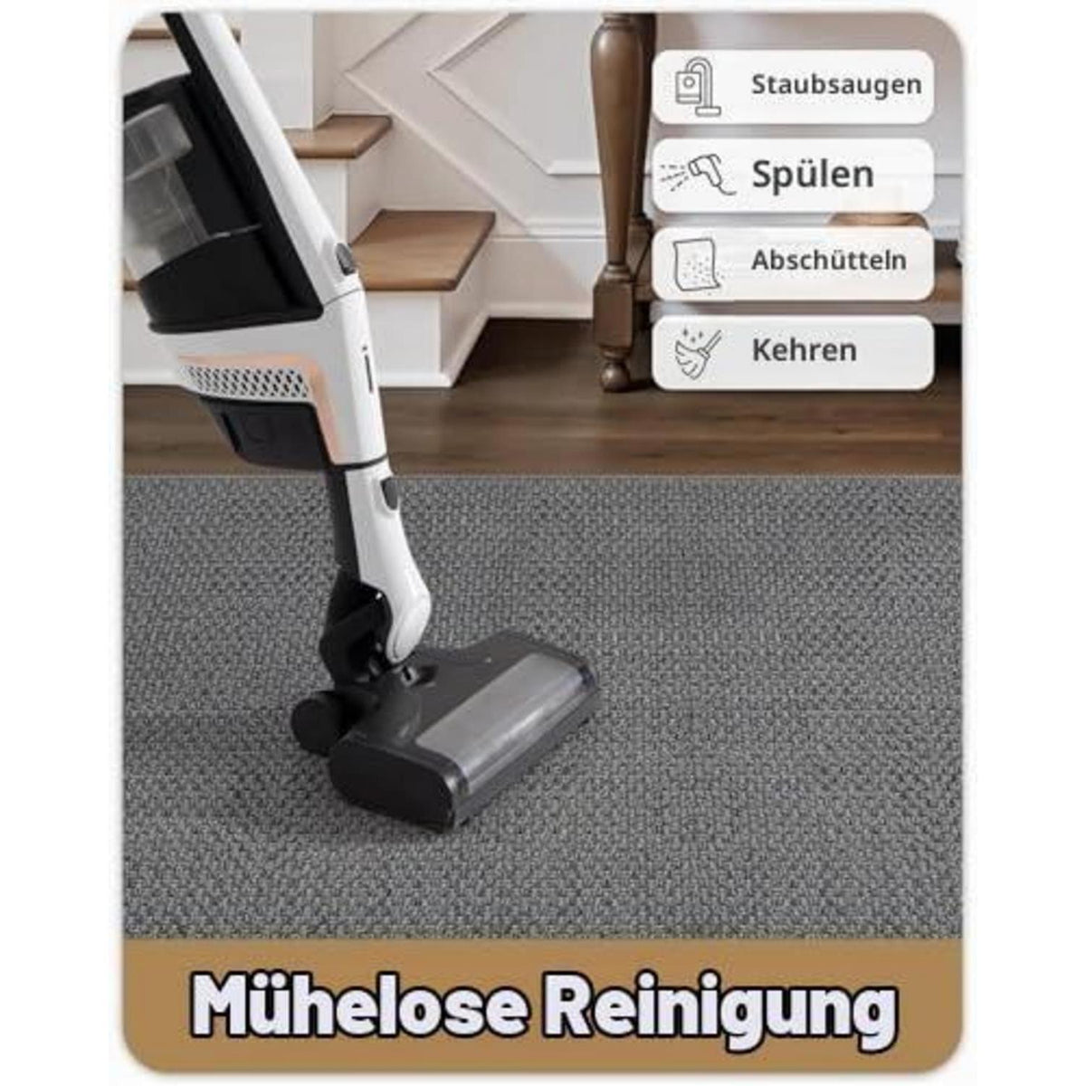 Schmutzfangmatte Grau 91x243cm - Fußmatte Innenbereich