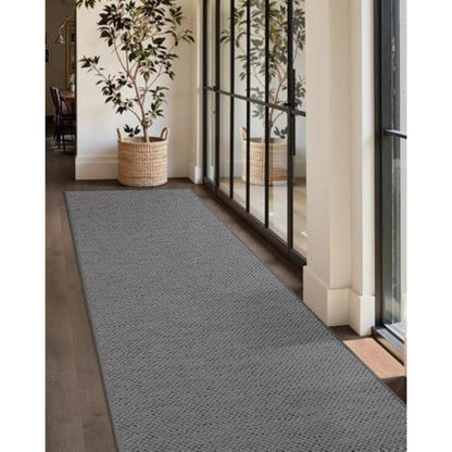 Schmutzfangmatte Grau 91x243cm - Fußmatte Innenbereich