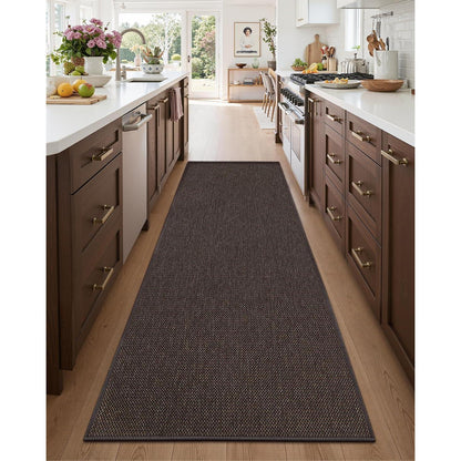 Schmutzfangmatte Braun 91x243cm - Fußmatte Innen für Küche & Flur