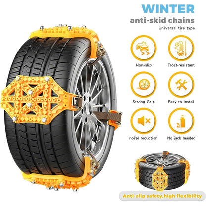 8x Universal Anfahrhilfe Schneeketten für Reifen 165-275mm