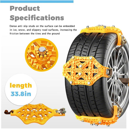 8x Universal Anfahrhilfe Schneeketten für Reifen 165-275mm