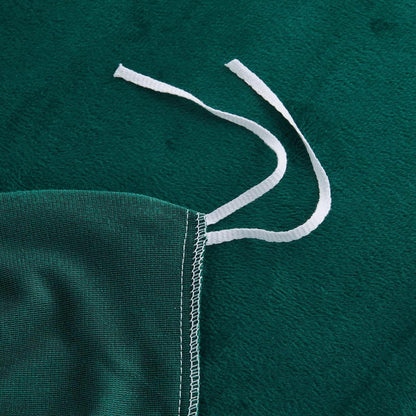 Winter Bettwäsche Set Dunkelgrün 135x200 - Warm & Flauschig