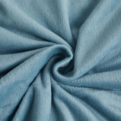 Flauschige Winterbettwäsche 135x200, Hellblau, 4-teilig