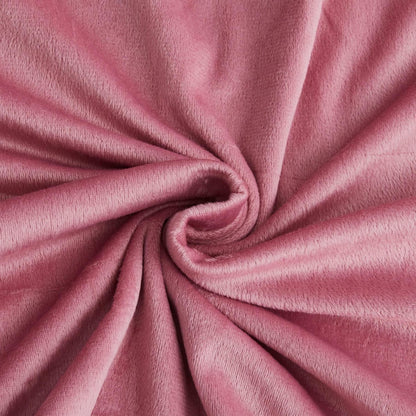 Winter Bettwäsche 135x200 Rosa - 4teilig, Flauschig & Warm