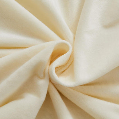 Flauschige Winterbettwäsche 200x220 Beige Creme 3-teilig