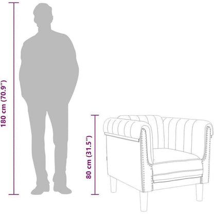 Dunkelgrauer Samt Sessel – Wohnzimmer Sofa Einzelsofa