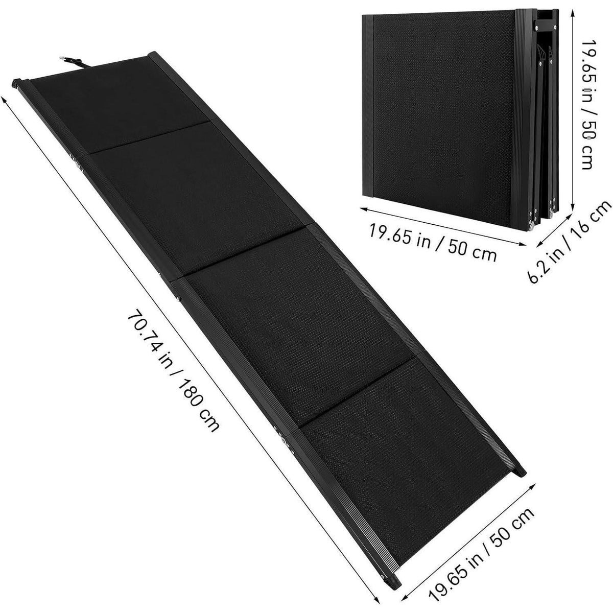 Hunderampe Klappbar 180x50cm – Rutschfest & Traglast 110kg