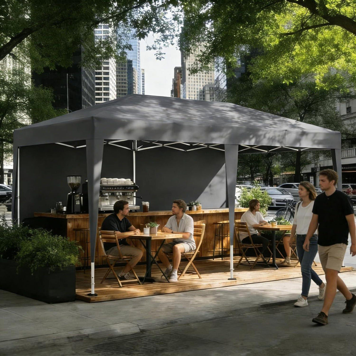 Faltpavillon 3x6m – Partyzelt mit Seitenwänden & Zubehör