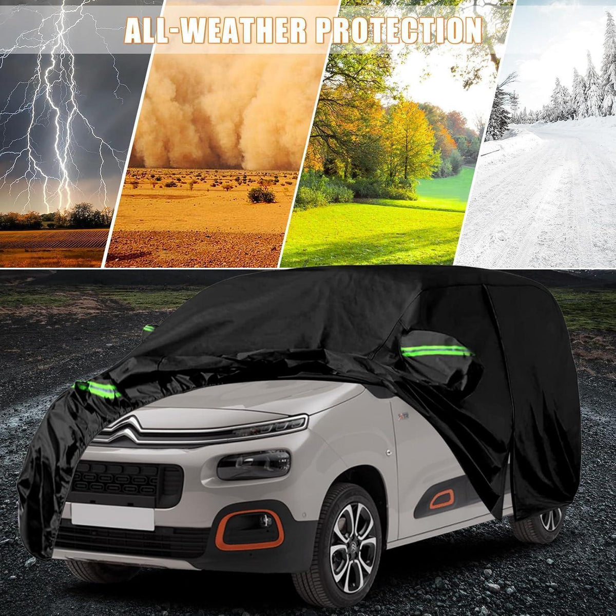 Auto Abdeckung für Citroen Berlingo 2018-2023 – Allwetterschutz