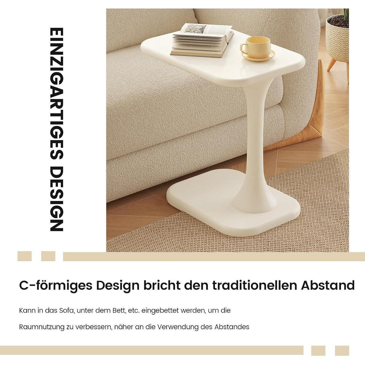 Moderner Sofatisch – Minimalistischer Beistelltisch für Wohnzimmer