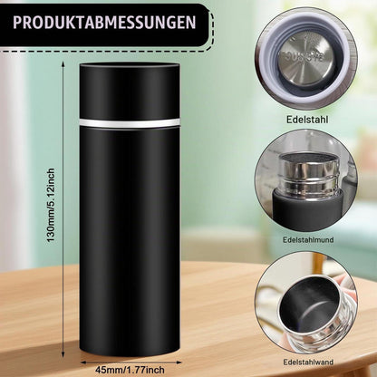 Edelstahl Thermosflasche 2er Set – 120ml Mini Trinkflasche