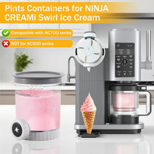 Eisbehälter für Ninja Creami Swirl 2er-Set 480ml mit Deckel