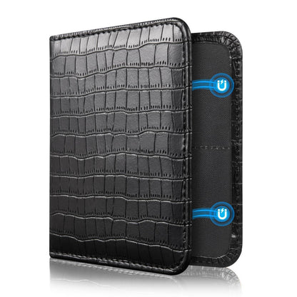 Kfz Dokumentenhülle Croco Schwarz – Handschuhfach-Organizer