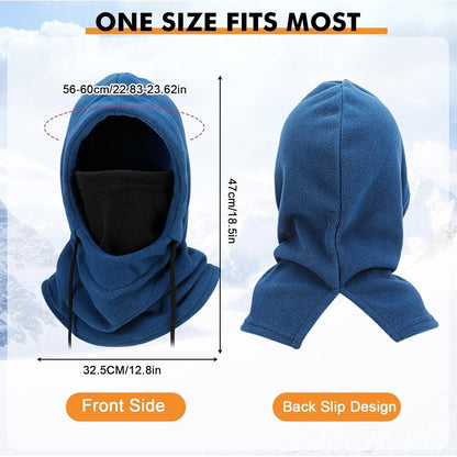 Thermo Fleece Sturmhaube Winter – Winddicht & Warm für Herren & Damen