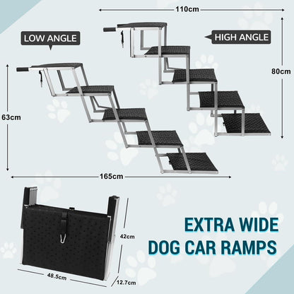 Hundetreppe Klappbar – Gelenkschonende Einstiegshilfe Auto SUV
