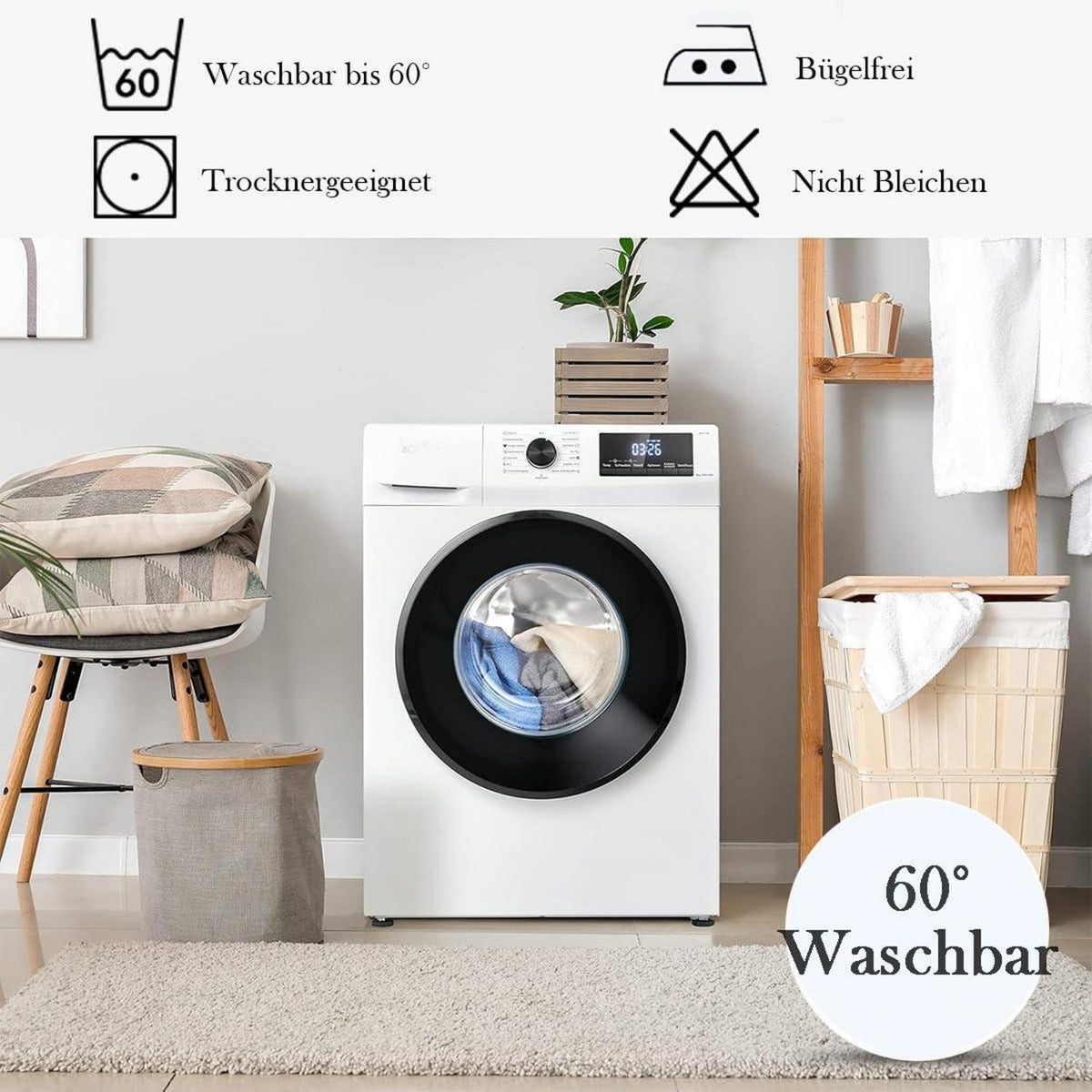 2x Kissenbezug 50x50 Salbeigrün - Mikrofaser, Weich & Pflegeleicht